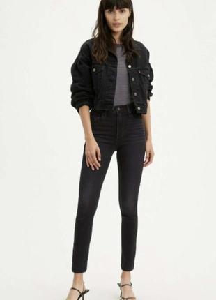 levis 721 p.25 high rise skinny black 1100 132195580