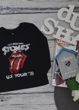 12-18 м 80-86 см фирменный оригинальный лонгслив кофтолка the rolling stones george1 фото