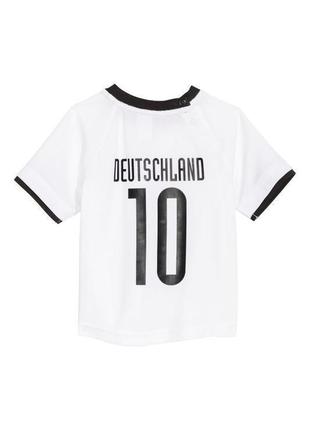 Белая футболка deutschland от h&amp;m на 92 см2 фото
