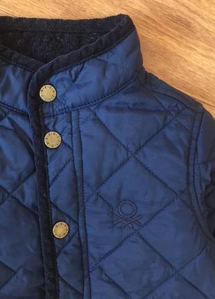 Стильная демисезонная курточка куртка benneton 3-4 года 98-104 см4 фото