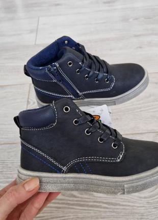 Деми ботинки кеды на флисе