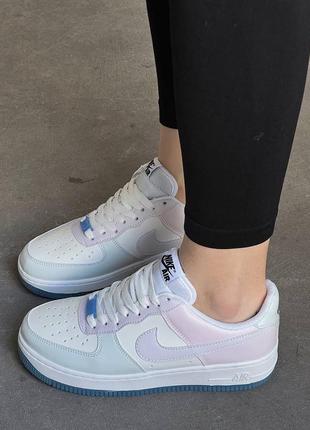 Женские кроссовки nike air force 1 low reactine colour