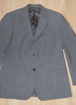 Пиджак cobri с длинным рукавом однотонный темно-серый деловой
