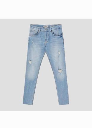 P&amp;b джинсы с потертостями1 фото