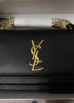 Женская черная сумка ив сен лоран, ysl