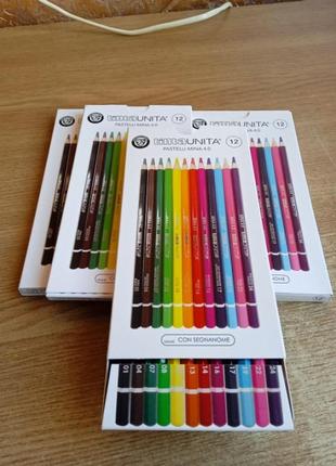 Цветные карандаши 12 штук