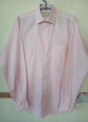 Рубашка , туника розовая, размер м4 фото