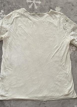 Кружевная футболка блуза tu5 фото