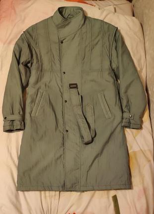 Трендовое оверсайз объемное пальто пуховик трентч плащ стеганое с утеплителем куртка6 фото