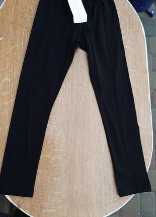 Лосины лосины черные черные на физкультуру танцы коттон