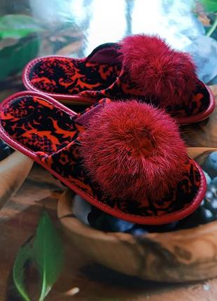 Дитячі кімнатні тапочки для дівчинки/ домашні тапочки