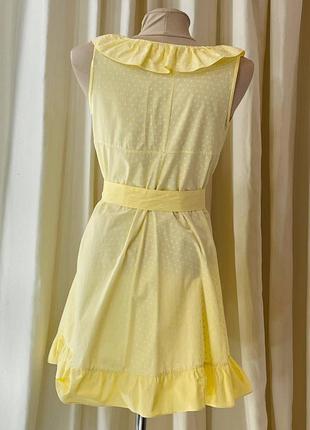 Шикарна сукня плаття сарафан міні з воланами і розами2 фото