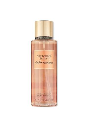 Парфумований спрей для тіла victoria’s secret amber romance fragrance mist спрей духи мист виктория сикрет2 фото