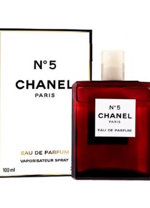 Жіночий chanel № 5 l'eau red edition 100 мл