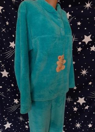 Плотная махровая пижама домашний костюм4 фото
