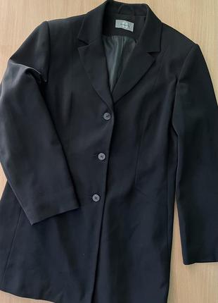 🛍️удлиненный пиджак блейзер жакет от maranto 16/xxl2 фото