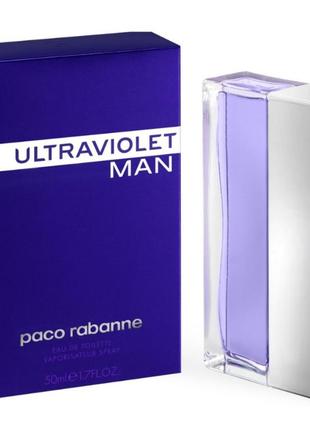 Оригінал paco rabanne ultraviolet man 50 ml ( пако рабан ультрафіолет ) туалетна вода1 фото