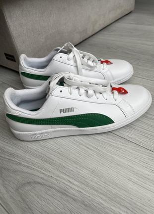 Белые кеды puma smash v2 l10 фото