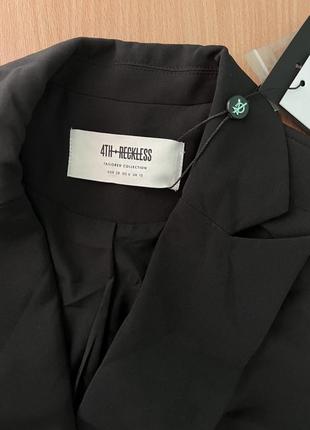 Новый брендовый женский пиджак блейзер с поясом от 4th+reckless 10/м6 фото