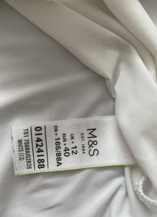 Стильная базовая майка с кружевом m&amp;s collection2 фото