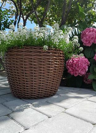 Кашпо з ротангу 5 ,10, 12 , 16 л