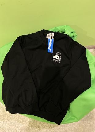 Новый свитшот adidas adv winter crew black