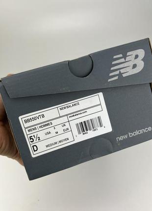 Кроссовки new balance 550 bb550vtb sea salt true red, оригинальные кроссовки Debblend8 фото