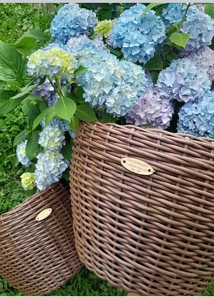 Кашпо з ротангу 5 ,10, 12 , 16 л