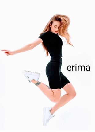 Спортивные тренировочные шорты высокая посадка бренда erima u9 10 eur 38