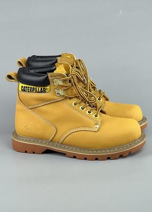 Зимові шкіряні термоботинки timberland