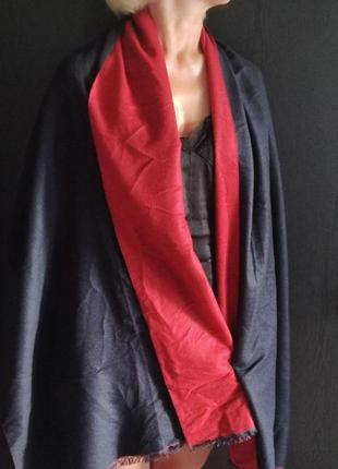 Шикарный палантин шарф шаль чистая шерсть италия1 фото