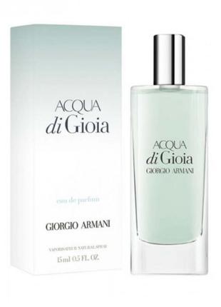 Оригинальный giorgio armani acqua di gioia 15 ml (джорджио армани аква дижиа) парфюмированная вода1 фото