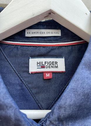 Джинсова сорочка , рубашка (ліоцелл) tommy hilfiger3 фото