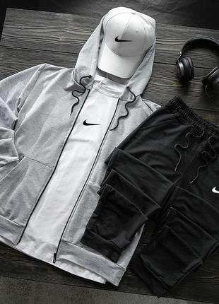 Nike зиппер + штаны +футболка + кепка2 фото