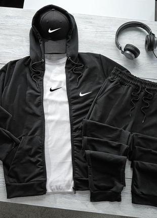 Nike зиппер + штаны +футболка + кепка10 фото