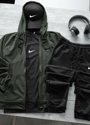 Nike зиппер + штаны +футболка + кепка5 фото