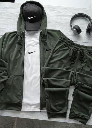 Nike зиппер + штаны +футболка + кепка4 фото