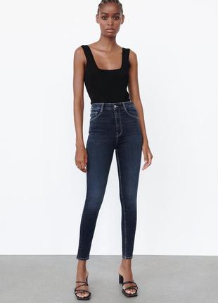 Zara джинсы скинни 38 скидка2 фото