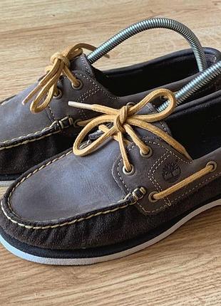 Топсайдери timberland boat 38 р шкіра 245 мм ідеальні