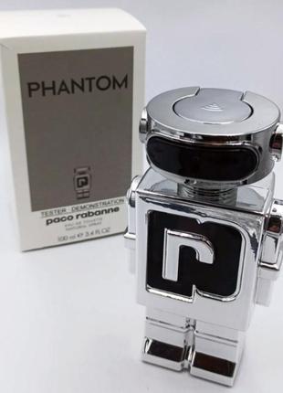 Оригинал paco rabanne phantom 100 ml tester ( пако рабан фантом ) туалетная вода1 фото