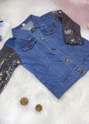 ✍🏻нереально крута джинсова куртка з єдинорогом3 фото