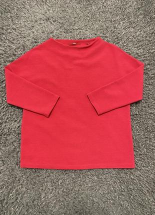 Кофта жіноча класична малинового коліру світшот, блуза від s.oliver