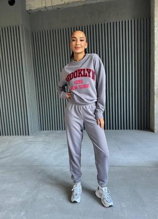 Женский спортивный костюм худи и спортивные штаны теплый xs, s, m, l, xl
