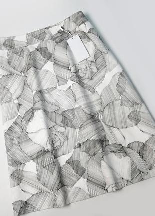 Брендовая юбка с абстрактным принтом hugo boss оригинал