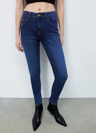 Zara джинси скінні з середньою посадкою 36, 38