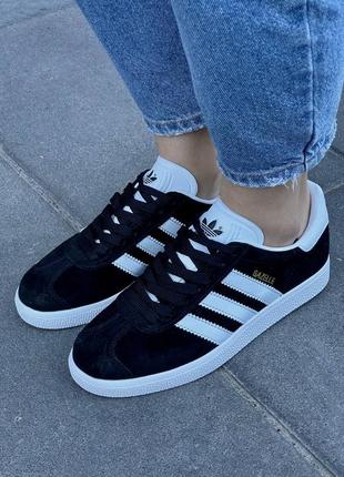 Мужские кроссовки adidas gazelle ‘black’ bb5476#адидас9 фото