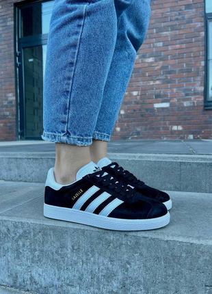 Мужские кроссовки adidas gazelle ‘black’ bb5476#адидас3 фото