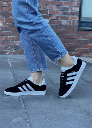 Мужские кроссовки adidas gazelle ‘black’ bb5476#адидас6 фото