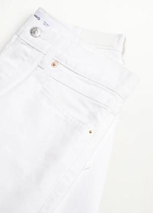 Mango Юбка юбка 34 хs новая белая джинсовая высокая посадка5 фото