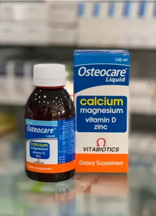 Osteocare liquid остеокеа кальций магний цинк витамин д3 120мл египет